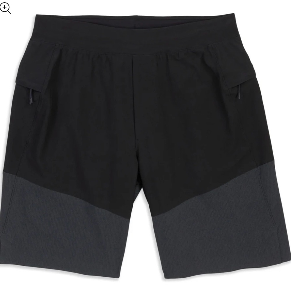 Black and dark gray Lululemon Namaste men’s swim shorts XL like new extra large